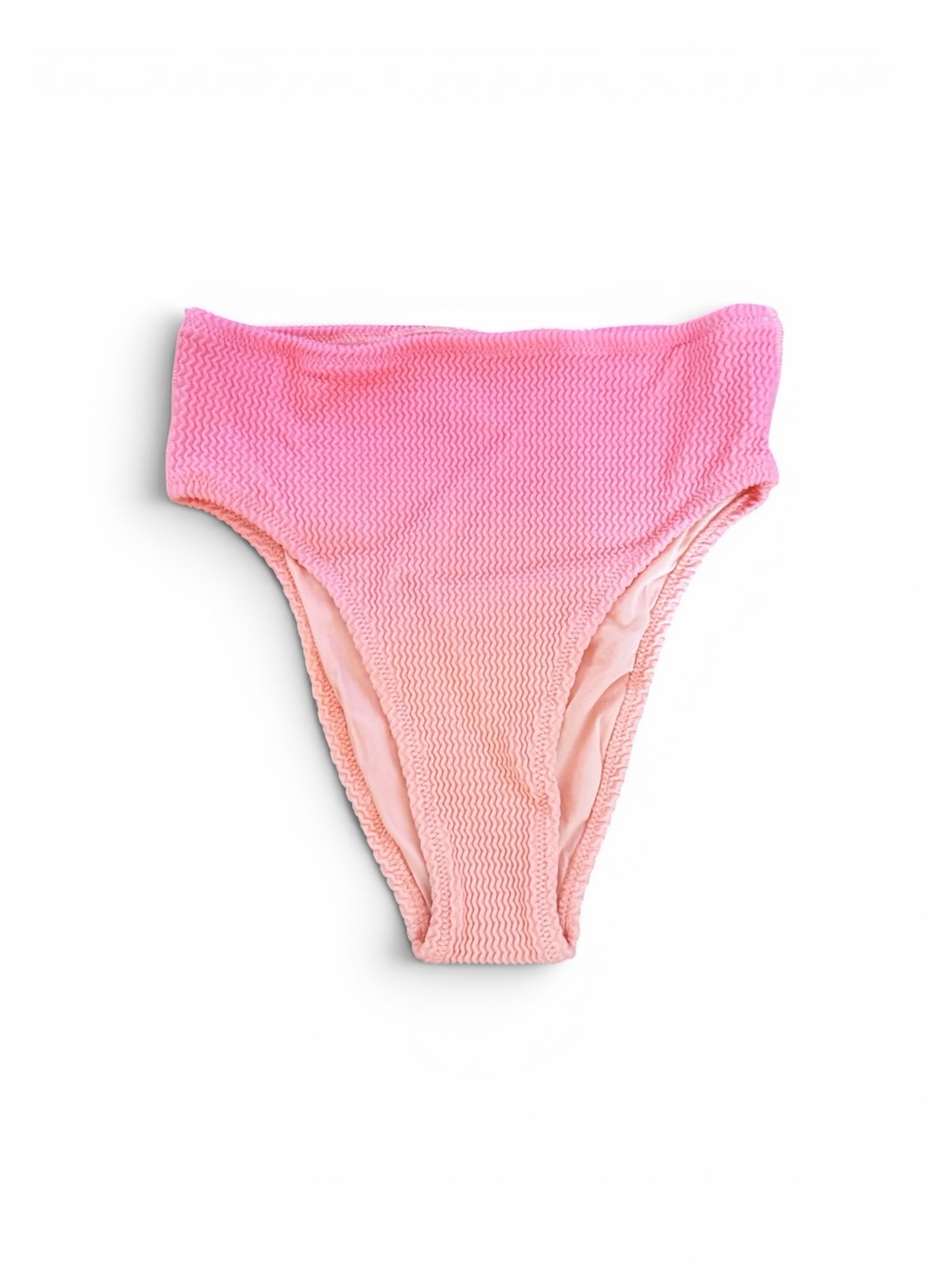 Victoria's Secret Pink Ombré Ribbed High-Waist Bikini Bottoms